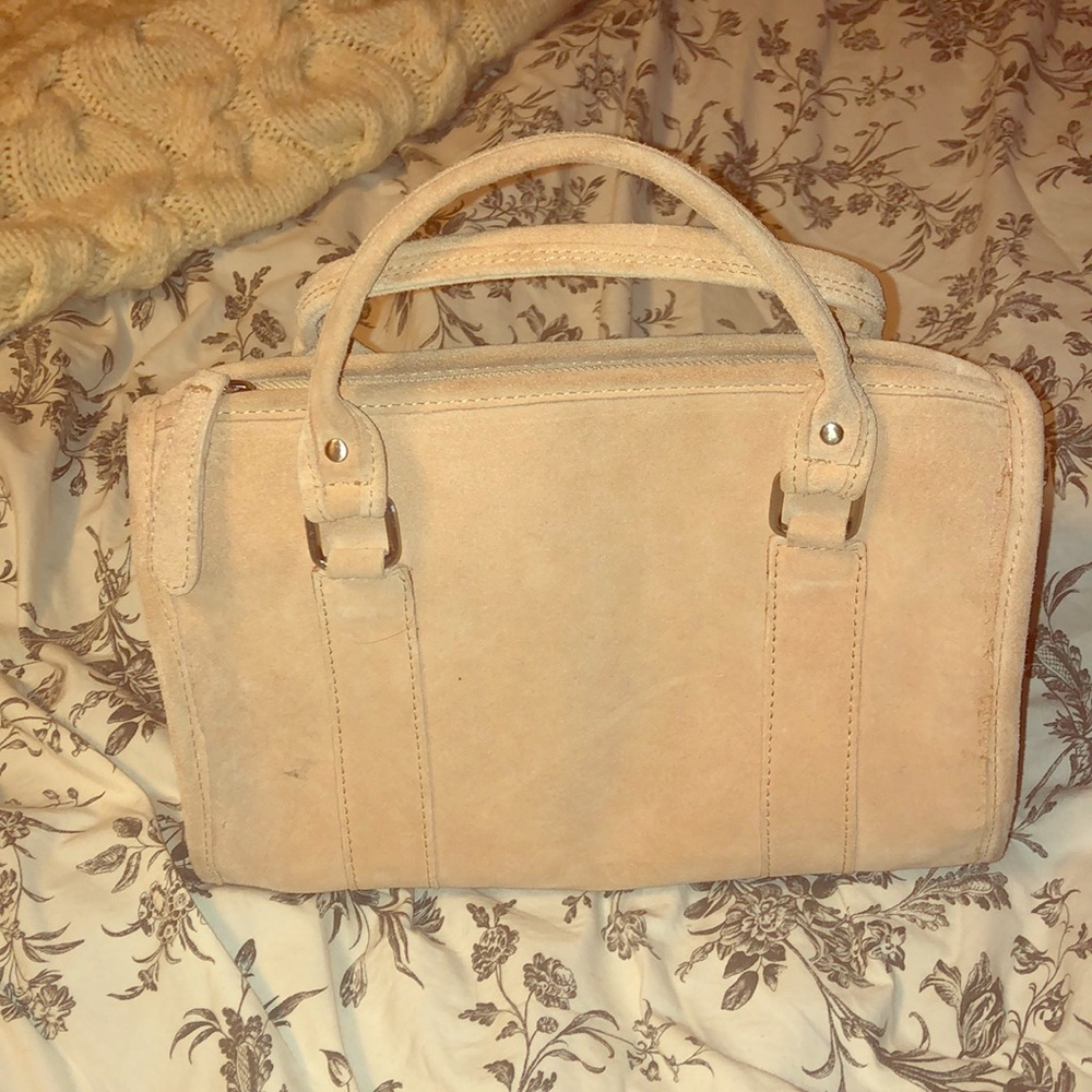 Suede Hand Bag